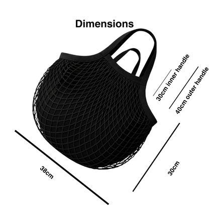 CECILE Organic Cotton Mesh Tote Bag – Re-engineered Classic String Bag